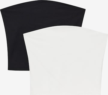 Pull&Bear Top in Schwarz: predná strana