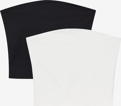 Pull&Bear Top | črna / bela barva, Prikaz izdelka