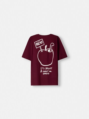 Bershka Shirt in Rood