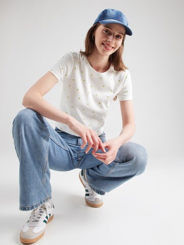 ONLY - Camiseta 'ONLFENJA' en blanco: frente
