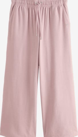 NextWide Leg/ Široke nogavice Hlače - roza boja: prednji dio