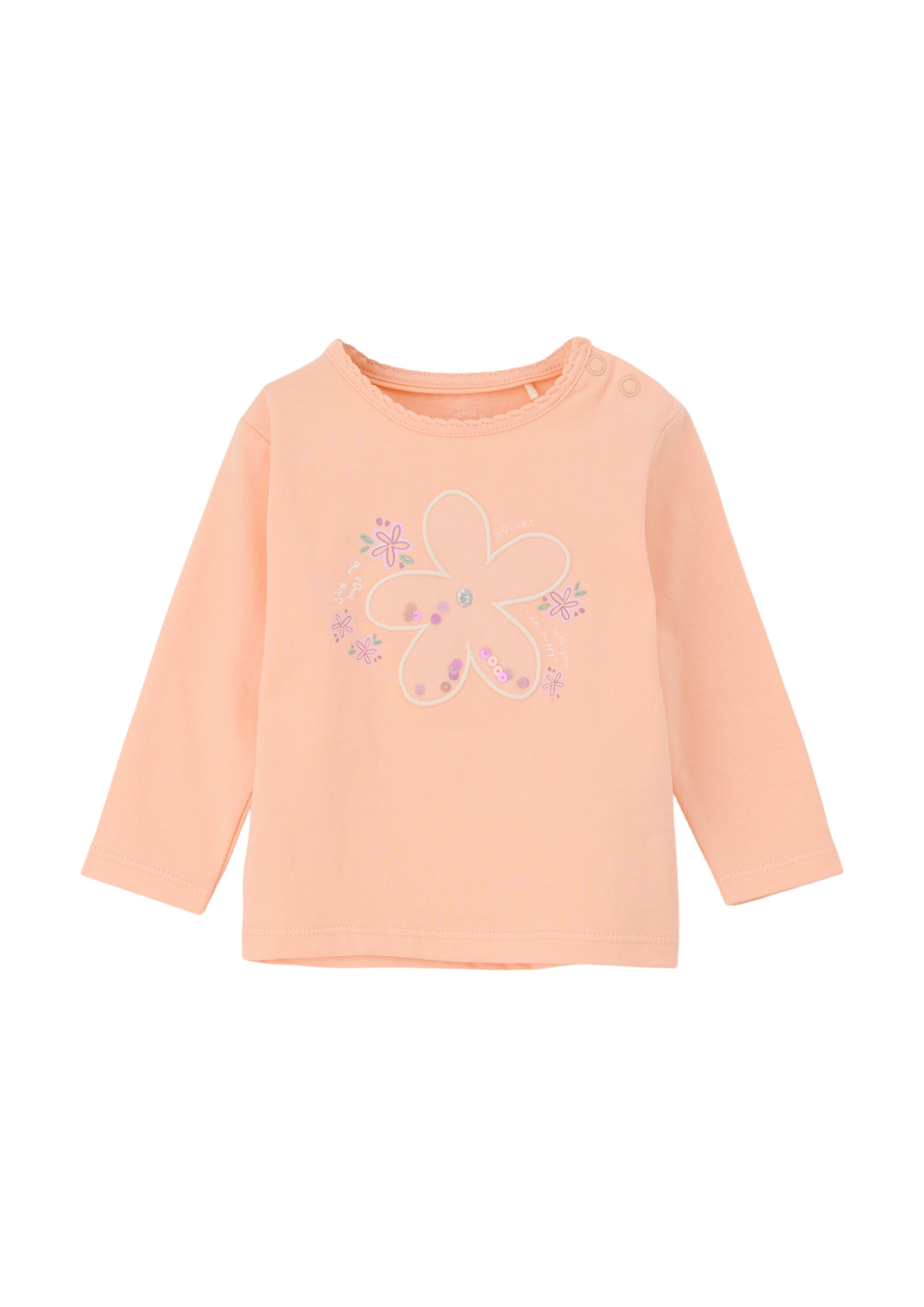 s.Oliver Shirt in Oranje: voorkant