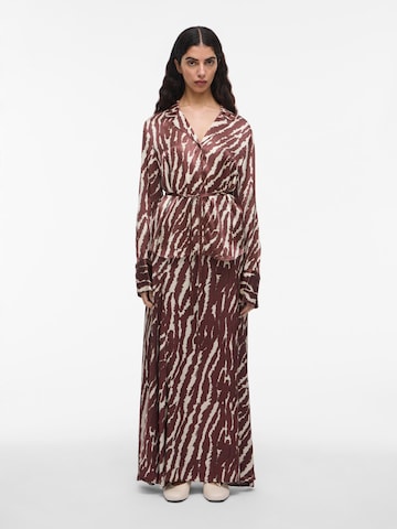 Chemisier ROUGE EDIT en marron