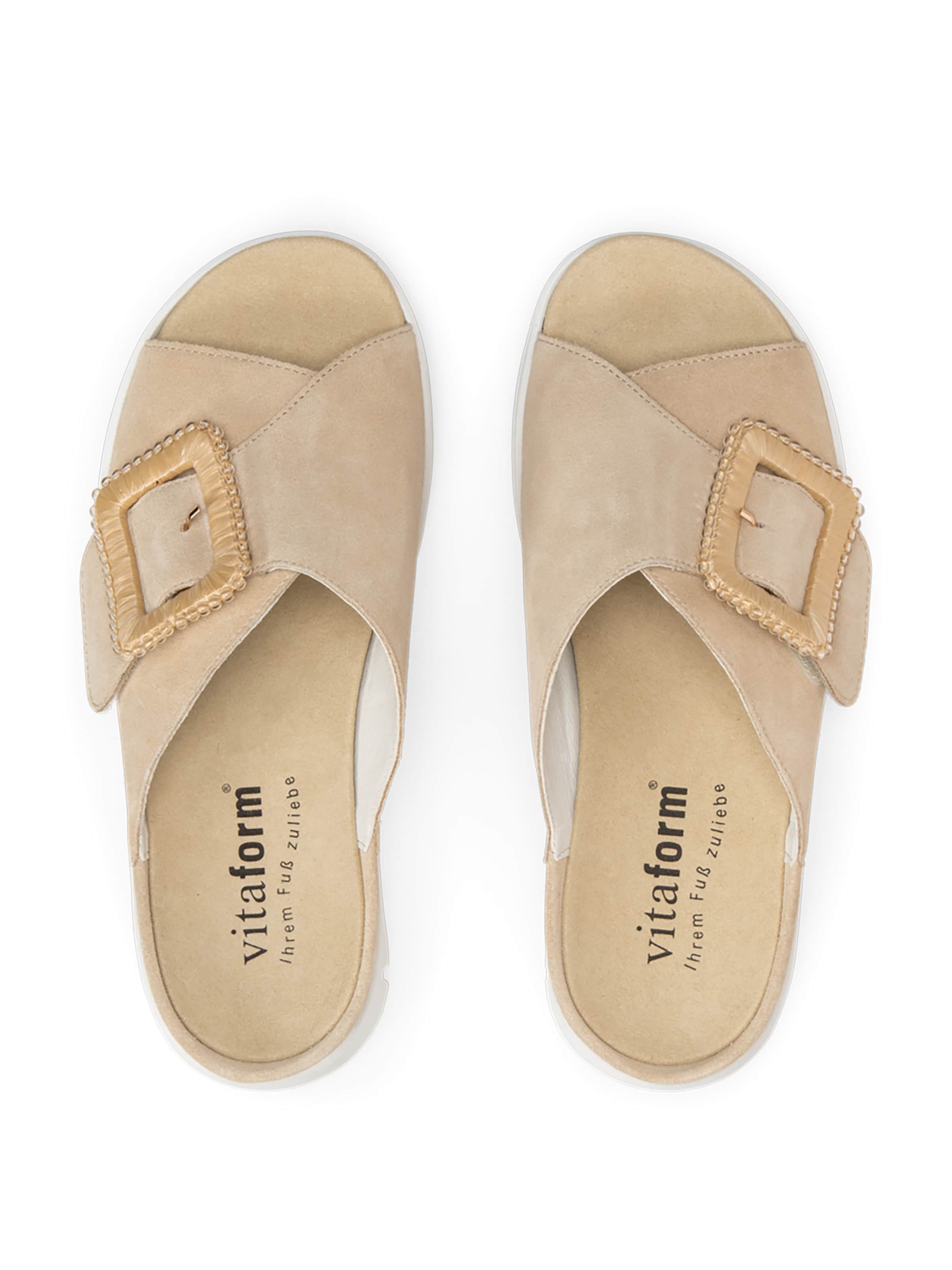 VITAFORM Mules in Beige