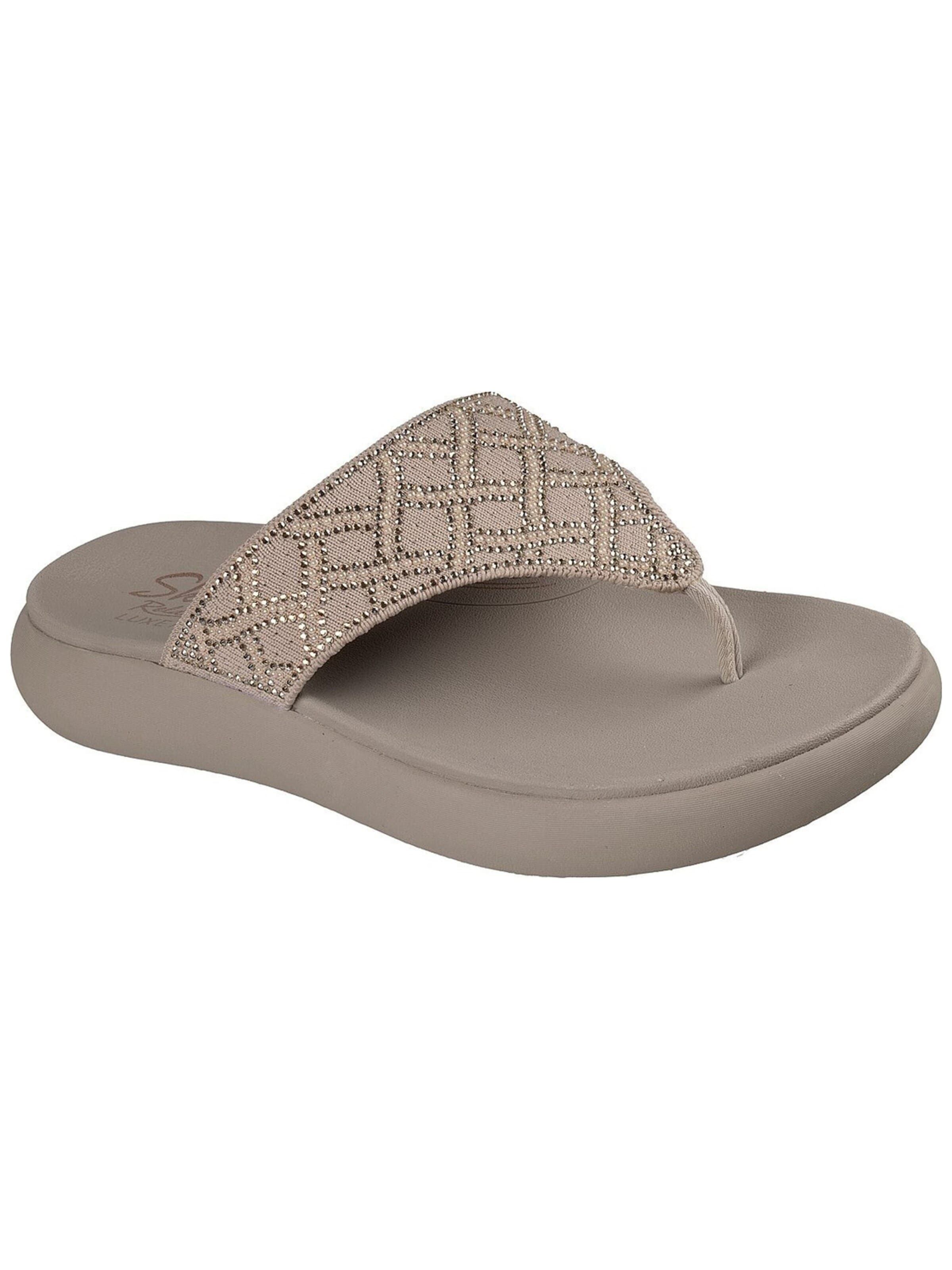 Ciabatta 'Skechers Asana Luxe' di SKECHERS in beige: frontale