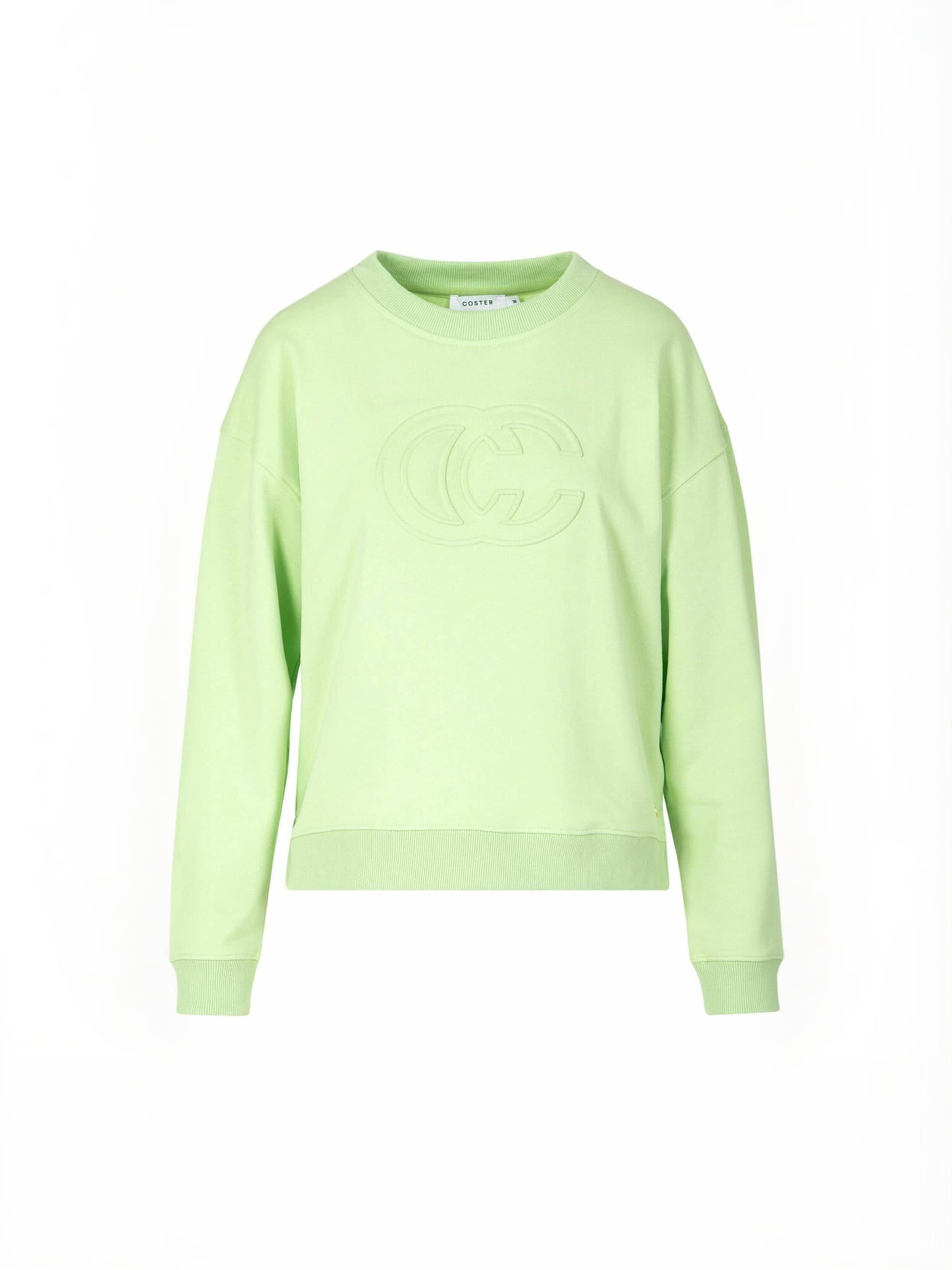 Coster Copenhagen Shirt ' Logo ' in L in limette, Produktansicht