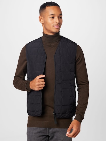 Only & Sons Vest 'ANKER', värv must: eest vaates