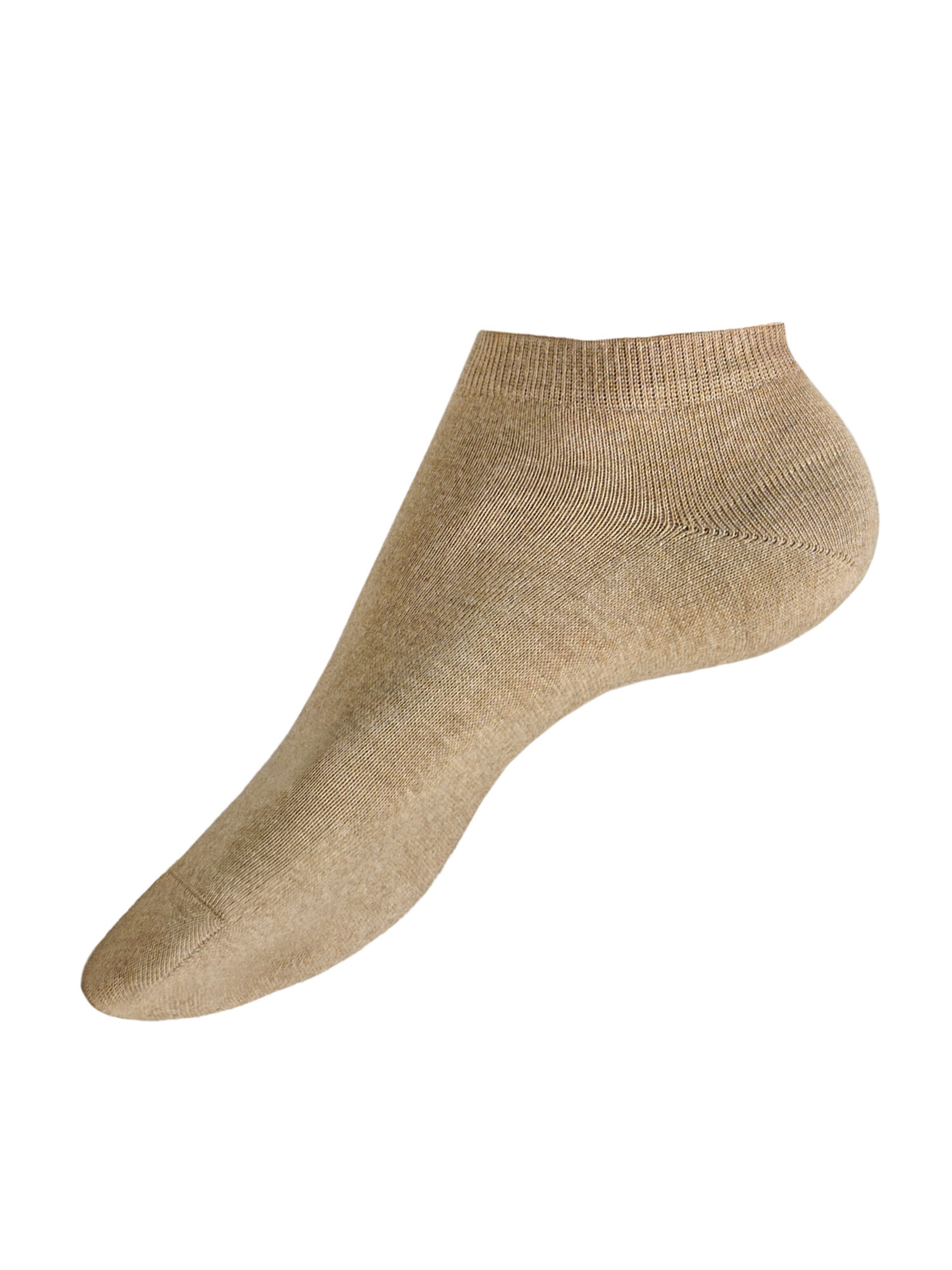 KUNERT Ankle Socks 'Liz' in Beige: front