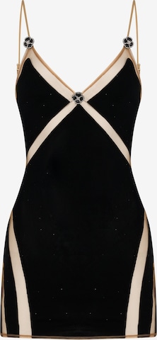 GOD SAVE QUEENSHaljina 'Angelina Dress' - crna boja: prednji dio