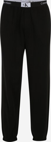 Pantalon de pyjama Calvin Klein Underwear en noir : devant