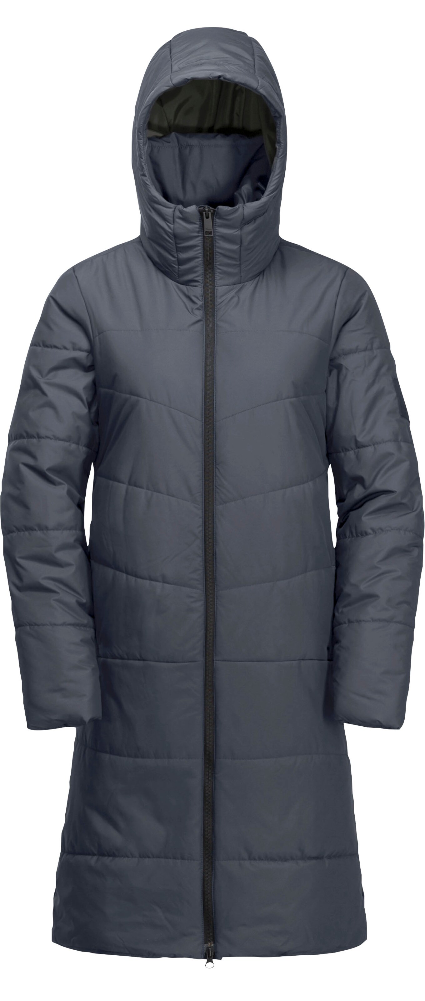 JACK WOLFSKIN Winter Coat in Grey: front