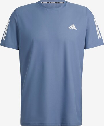 ADIDAS PERFORMANCE Functioneel shirt 'Own the Run' in Blauw: voorkant