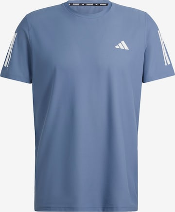 ADIDAS PERFORMANCE - Camiseta funcional 'Own the Run' en azul: frente