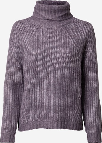 Cartoon Sweater in Purple: front