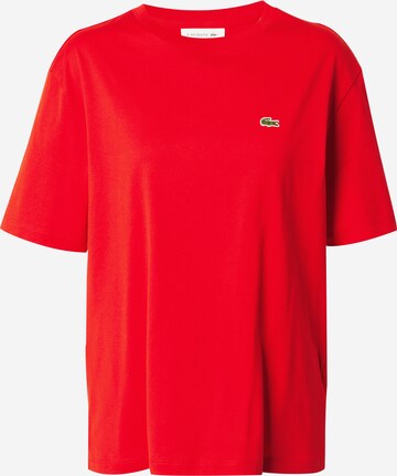 LACOSTE T-shirt i röd: framsida