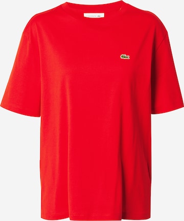 LACOSTE - Camisa em vermelho: frente