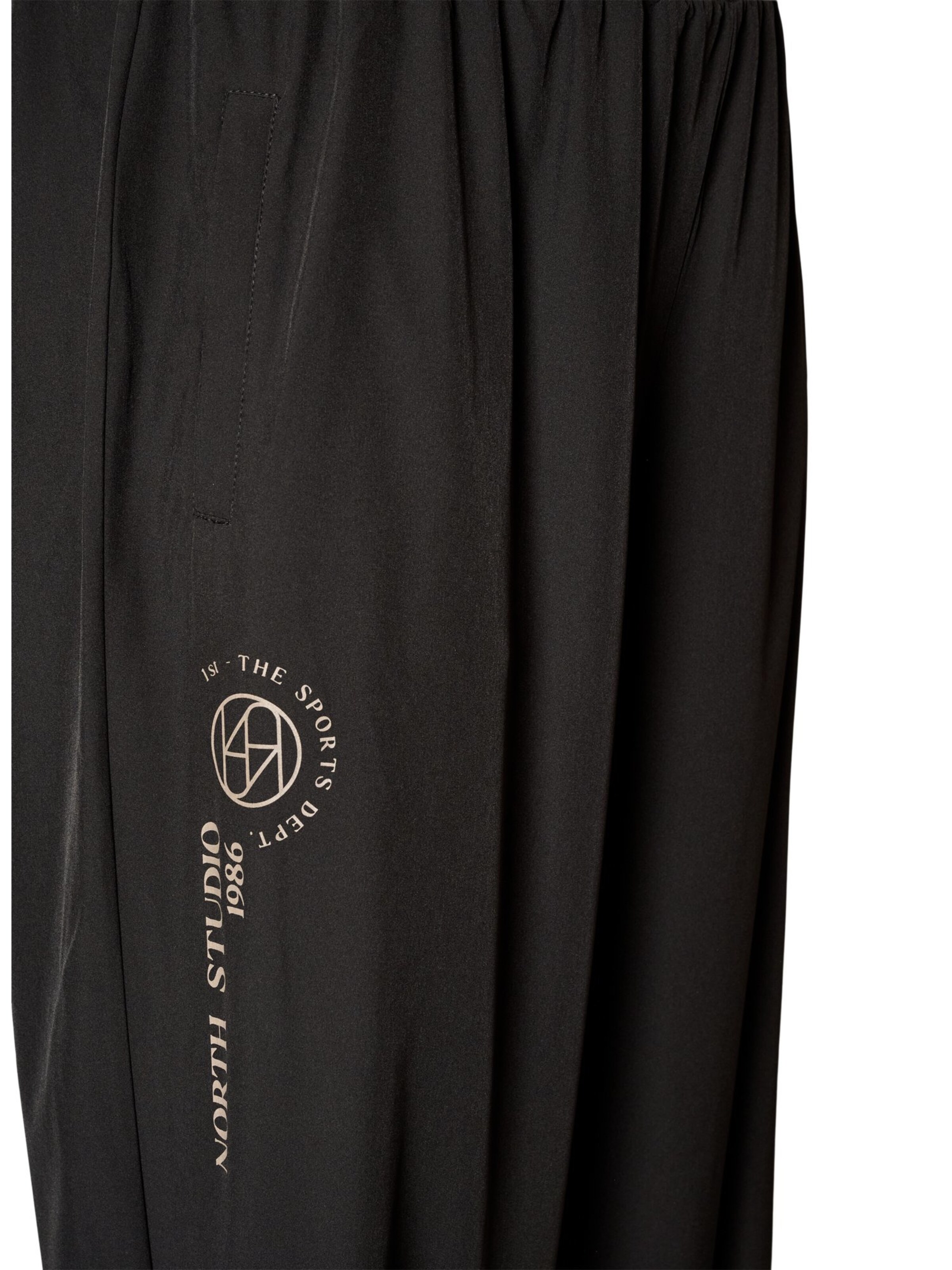 Active by Zizzi - Loosefit Pantalón deportivo 'CLARA' en negro
