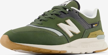 Baskets basses new balance en vert : devant