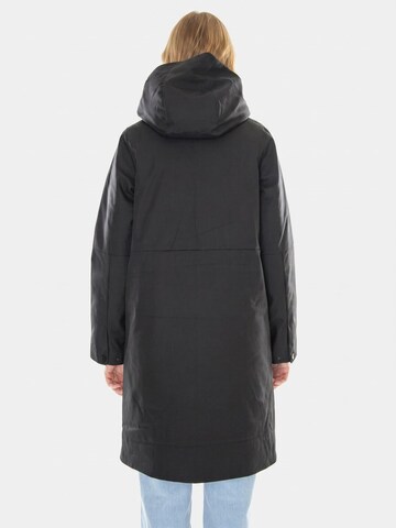 elvine Winterjas 'W´s Jacket Elvira Black Smart Cotton Blend' in Zwart