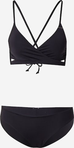 O'NEILL T-shirt Bikini 'Essentials Baay Maoi' in Black: front