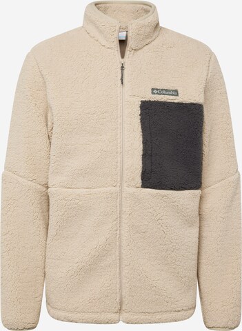 COLUMBIA Regular fit Funktionsfleecejacka i beige: framsida