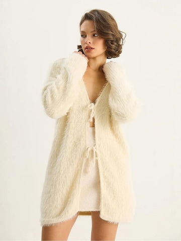 Bianco Lucci Gebreid vest in Wit