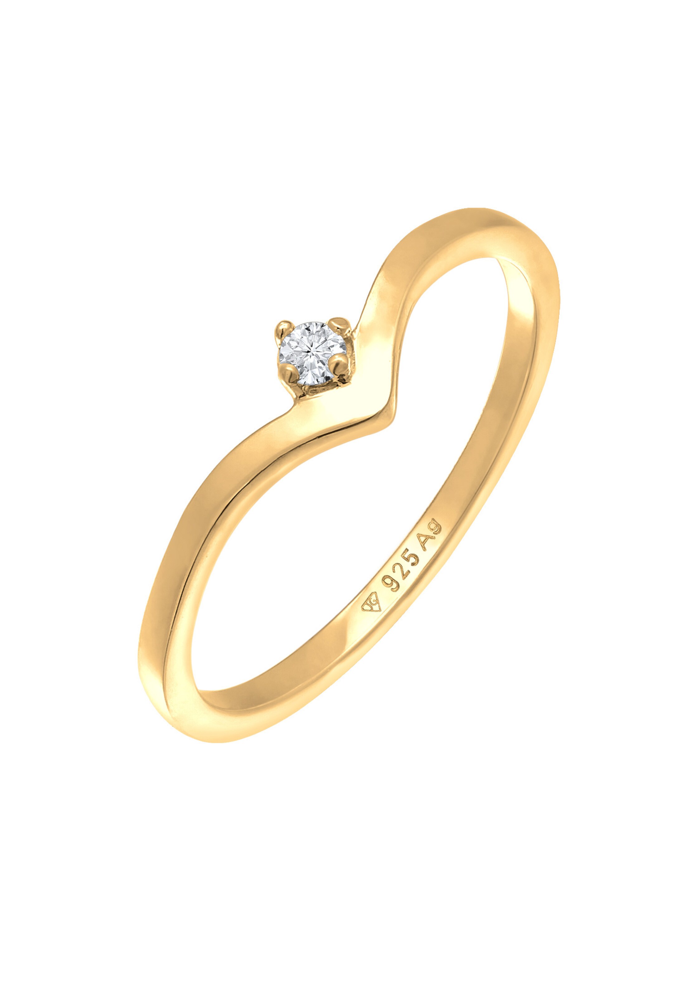 Elli DIAMONDS Ring in Goud: voorkant
