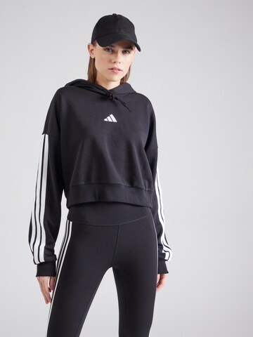 ADIDAS SPORTSWEAR - Camiseta deportiva en negro: frente