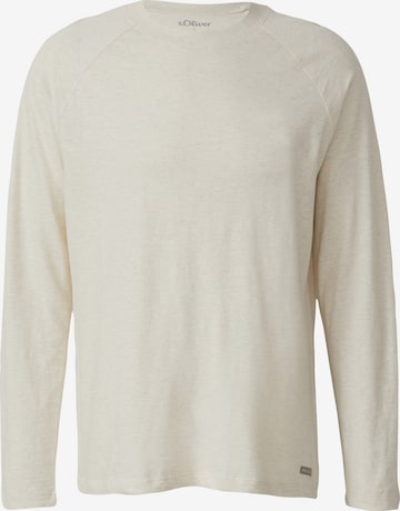 s.Oliver Shirt in Wit: voorkant