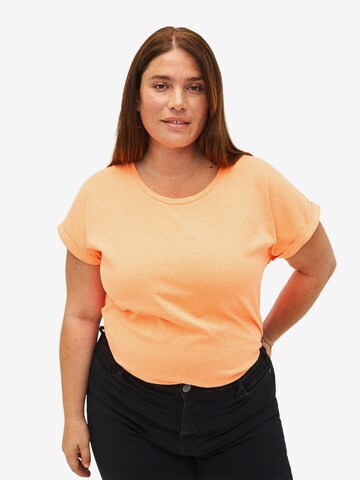 Zizzi - Camisa 'Mkatja' em laranja: frente