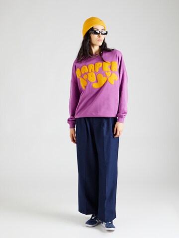 Sweat-shirt Harper & Yve en violet