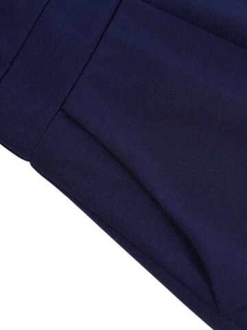 KoJooin Kleid 'Damen Kleider Elegante Bleistiftkleider 3/4 Ärmeln Kurze Faltenkleider'‌‌‌‌ in Blau
