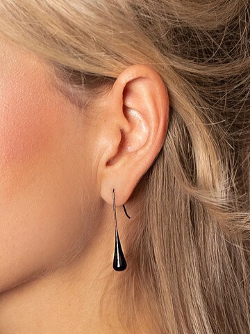 Boucles d'oreilles 'Earrings Titanium' Chic by Lirette en noir