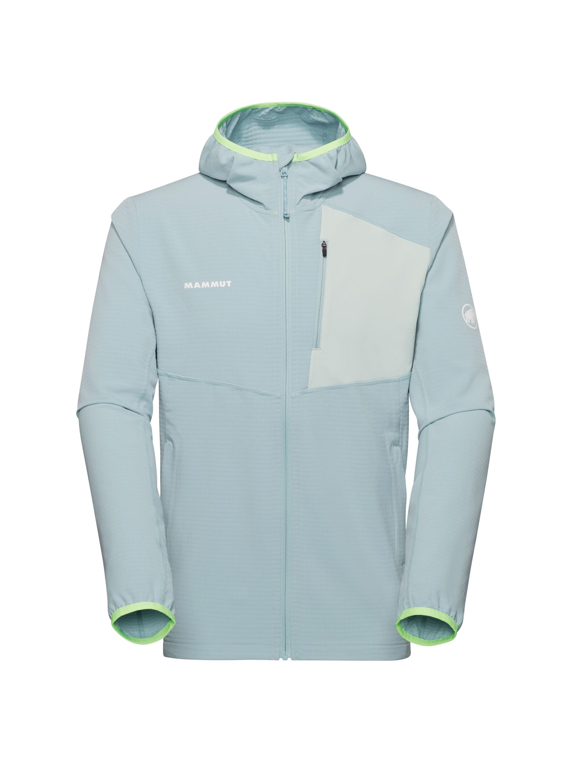 MAMMUT Athletic Fleece Jacket in Blue: front
