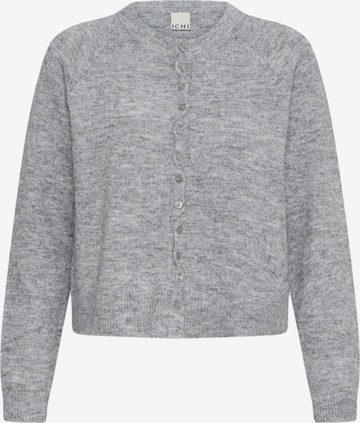 Cardigan 'IHSAGE' ICHI en gris : devant