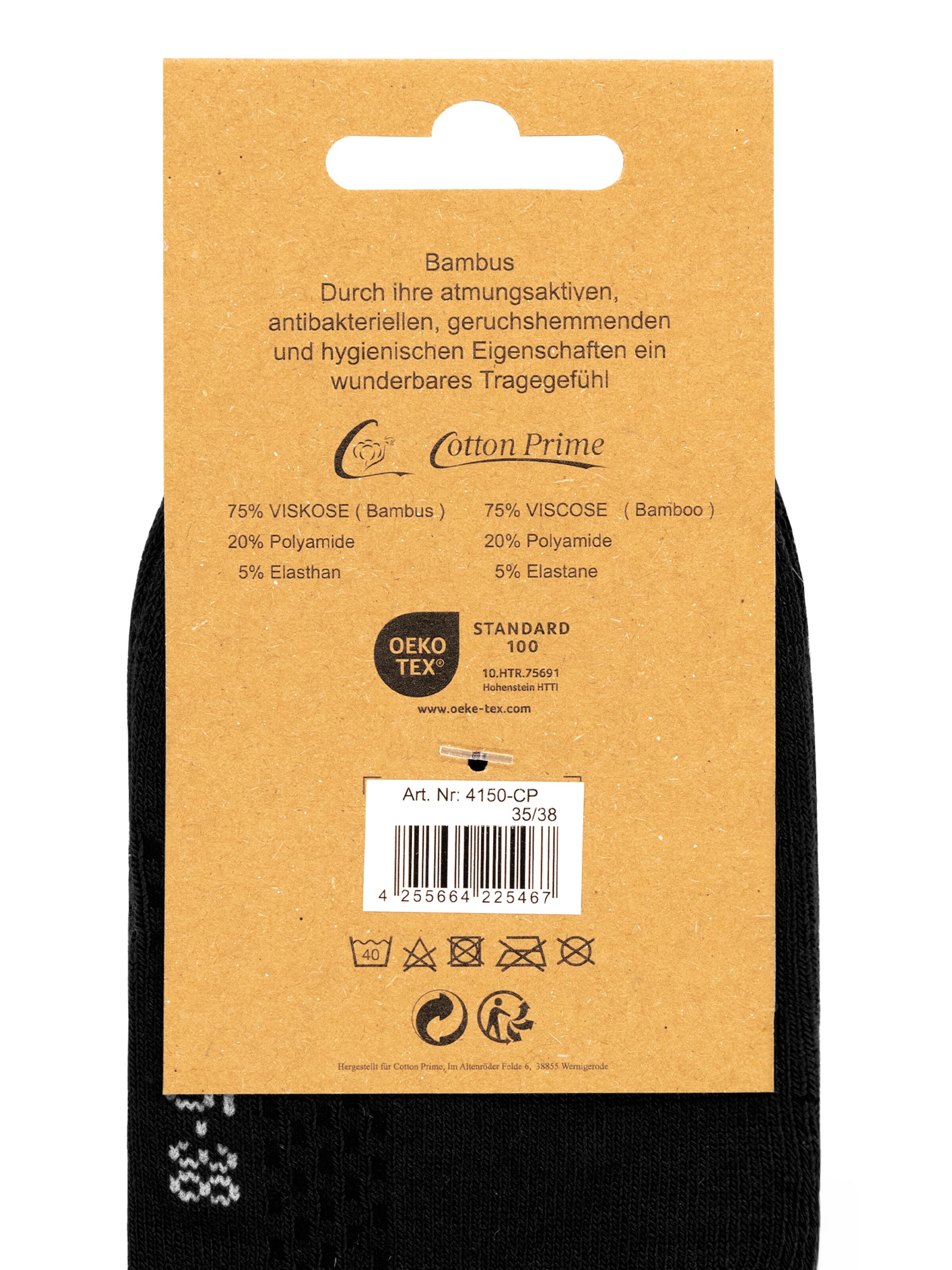 Cotton Prime - Meias em preto