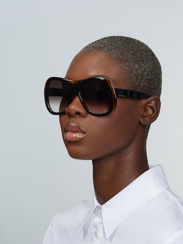 Victoria Beckham Sonnenbrille in Braun