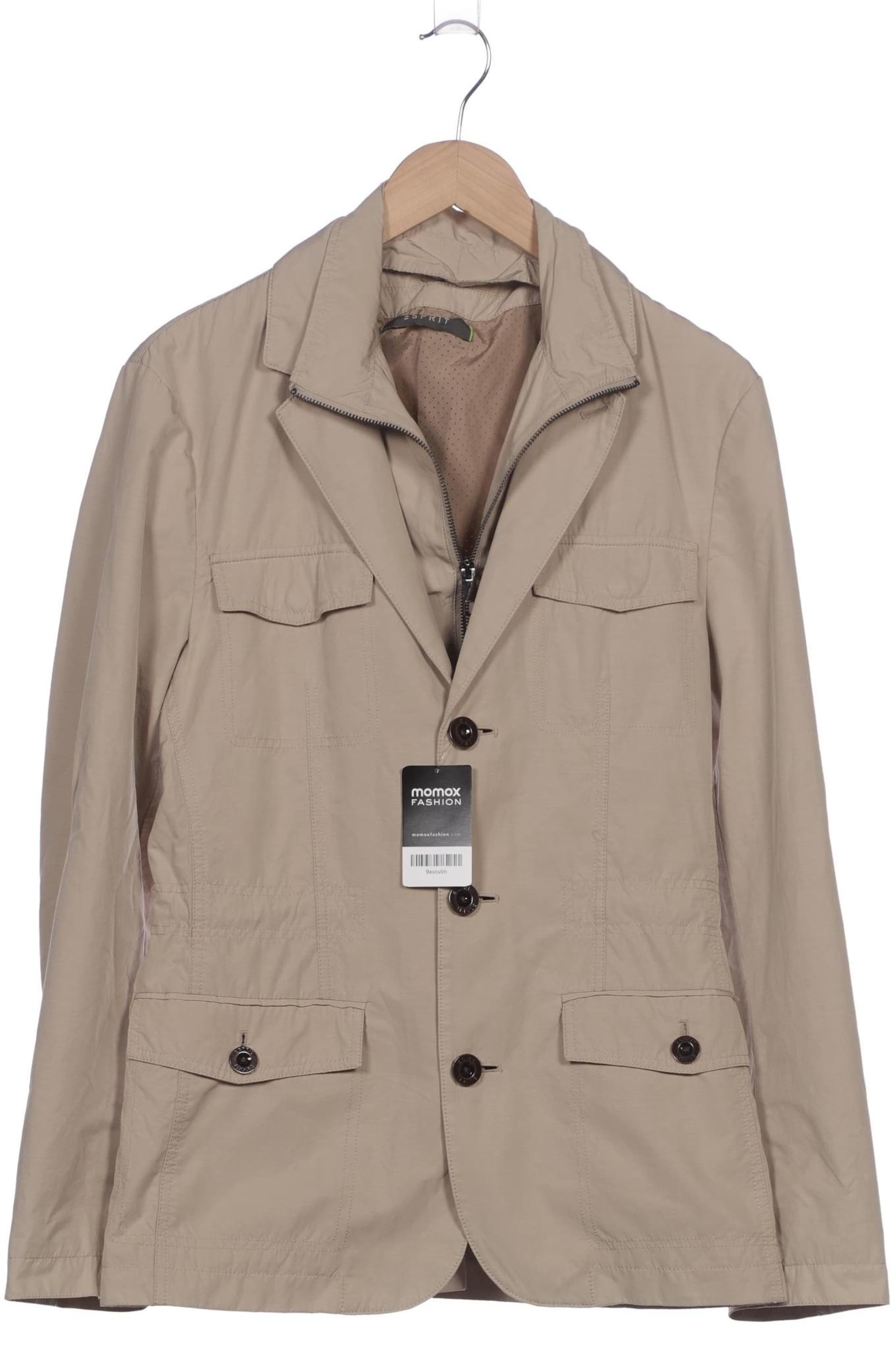 ESPRIT Jacket & Coat in M in Beige: front