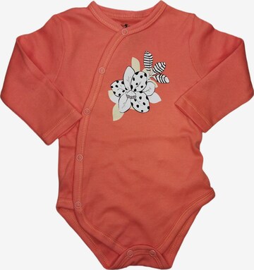 NINI Rompertje/body in Oranje: voorkant