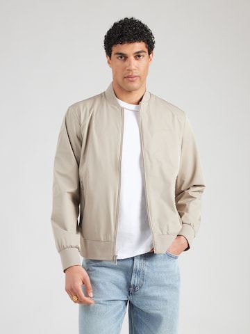 Calvin Klein - Chaqueta de entretiempo 'MATTE' en marrón: frente