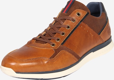BULLBOXER Chaussure de sport à lacets en cognac, Vue avec produit