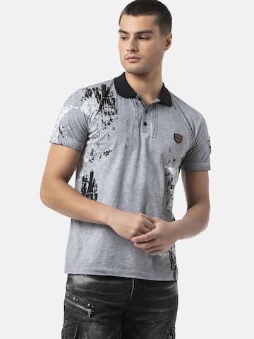 CIPO & BAXX Shirt 'CT798' in Grey: front