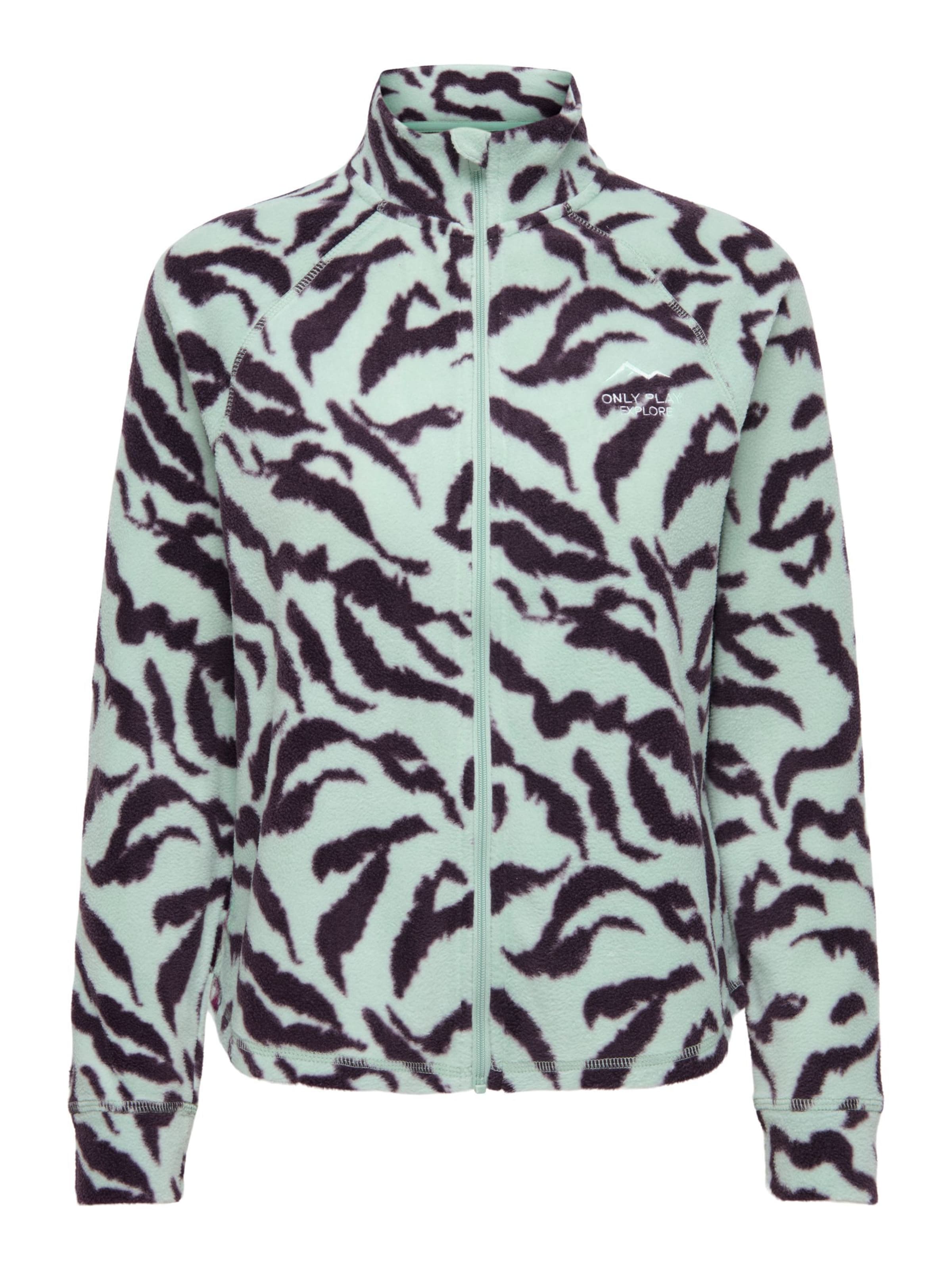 ONLY PLAY Funktionsfleecejakke 'ONPIno' i grøn: forside