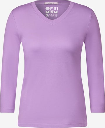 CECIL Shirt in Purple: front