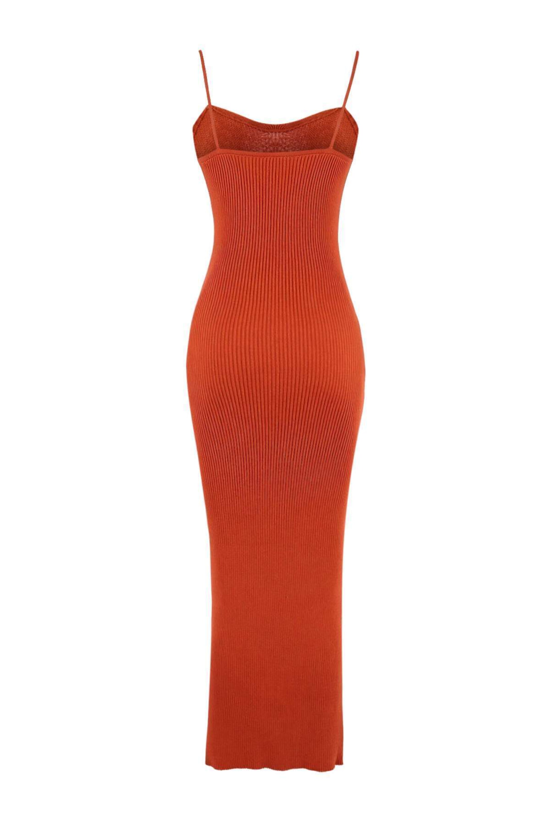 Trendyol Knitted dress in Orange