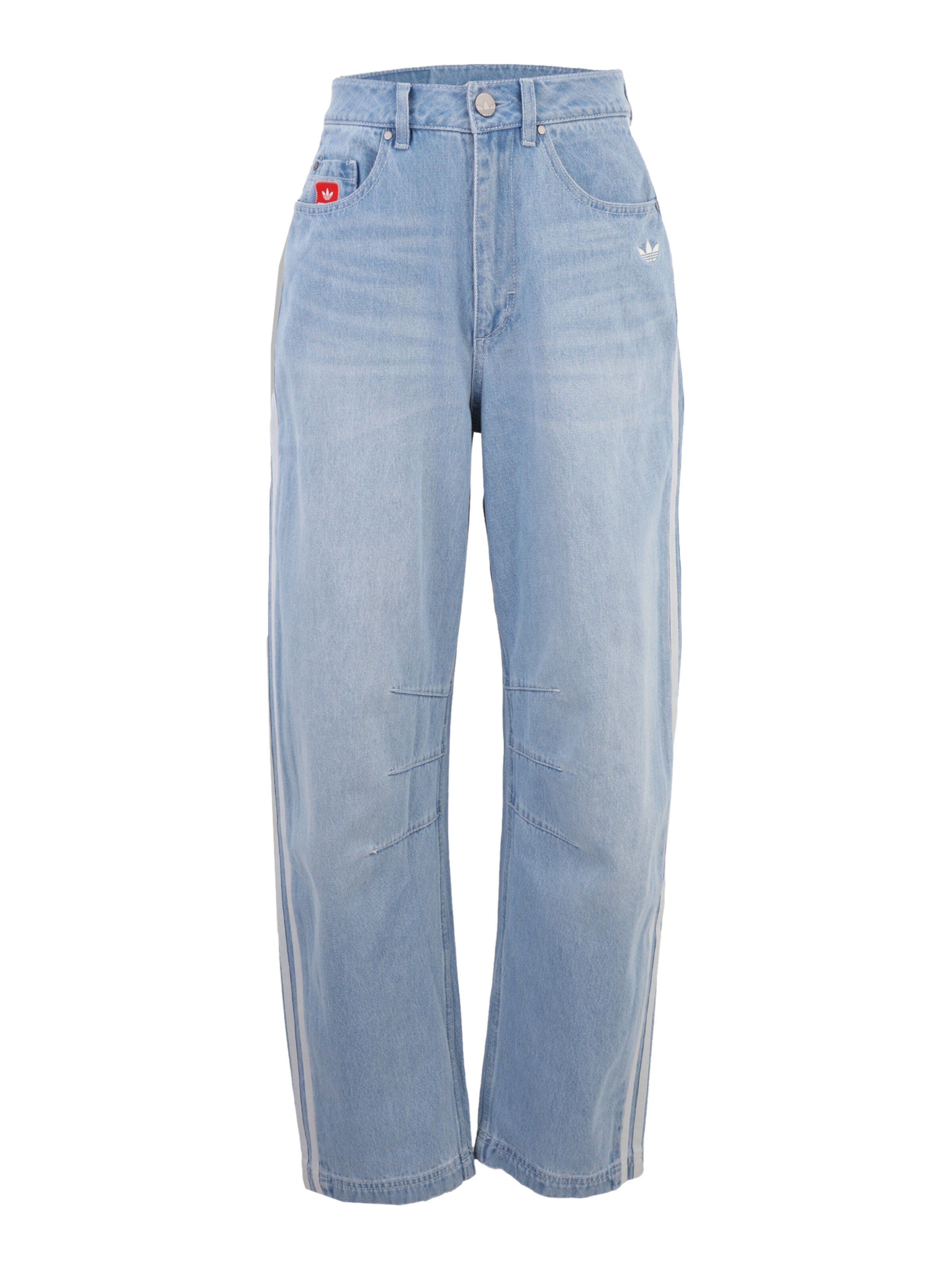 ADIDAS ORIGINALS Jeans in 24/30 in de kleur Lichtblauw / Rood / Wit, Productweergave