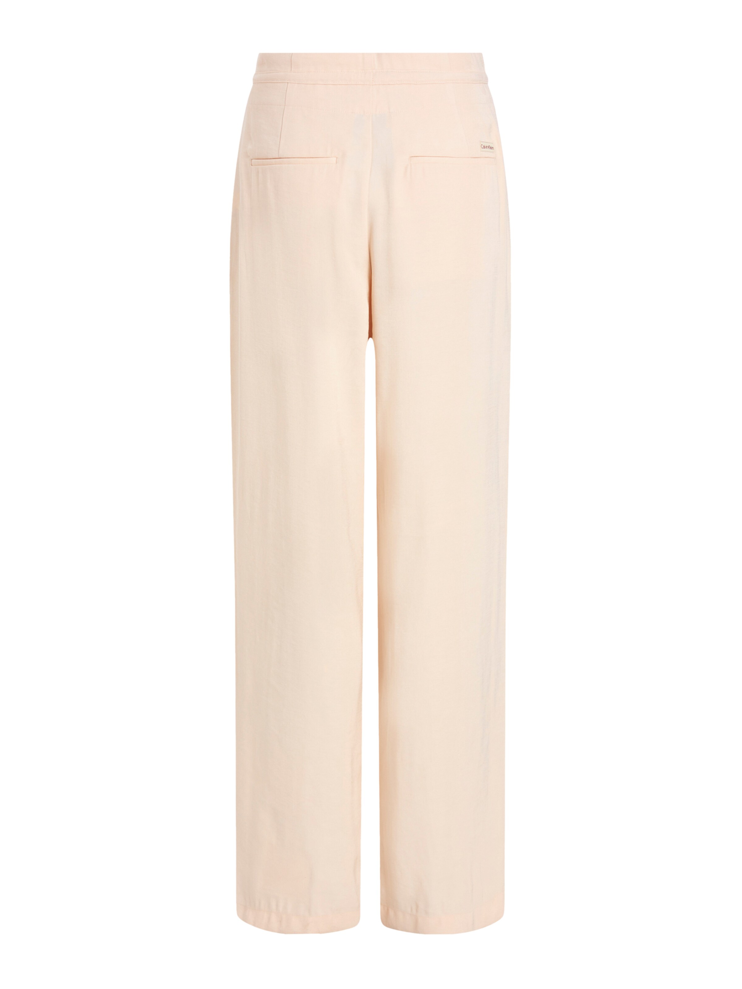 Calvin Klein Jeans Loosefit Élére vasalt nadrágok - bézs