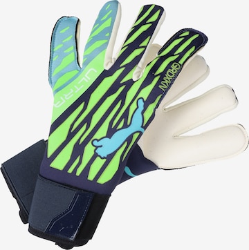 Gants de sport 'Ultra Grip 1 Hybrid Pro' PUMA en vert : devant