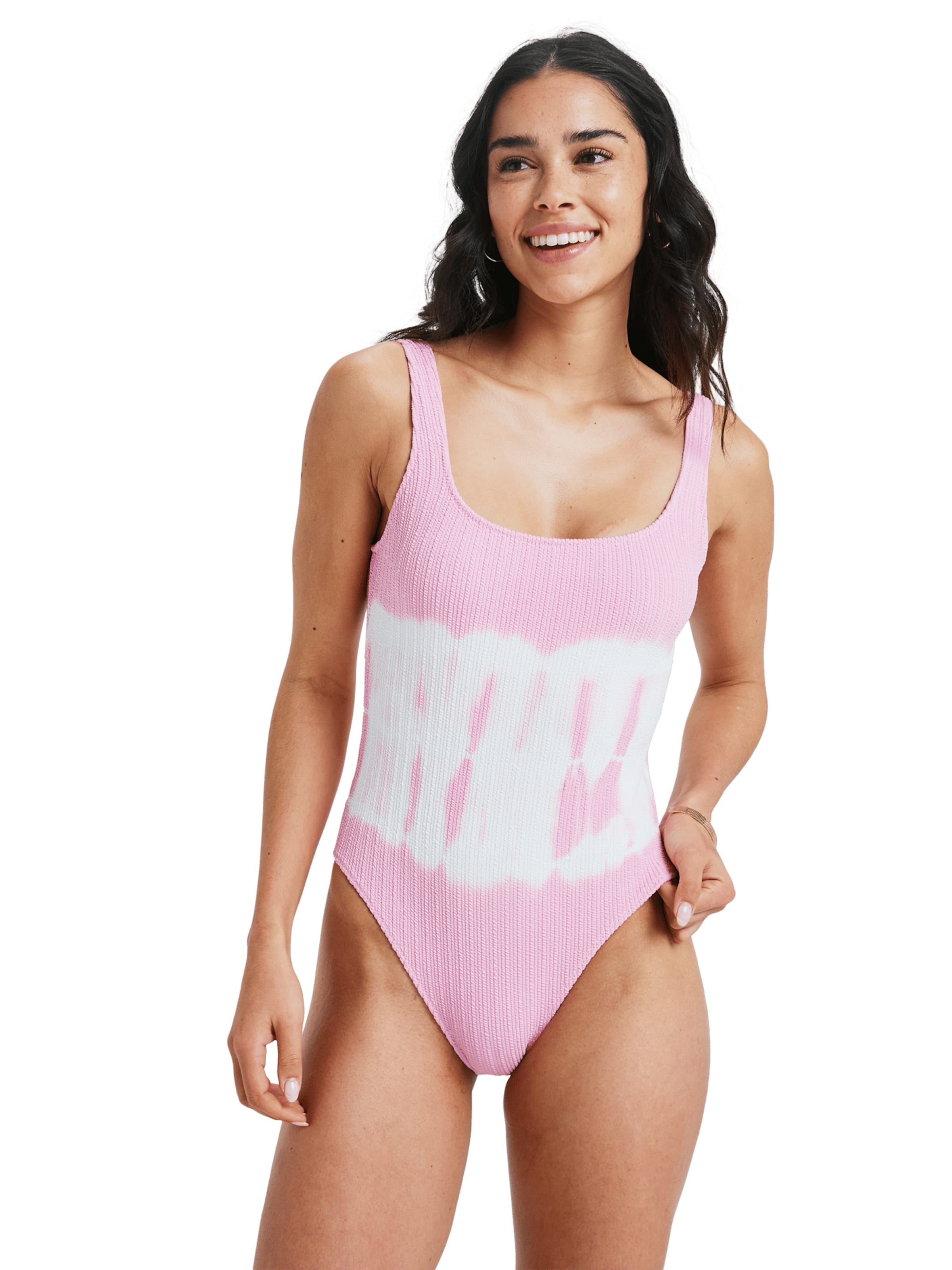 ROXY Bralette Swimsuit 'Sunrise' in Pink: front