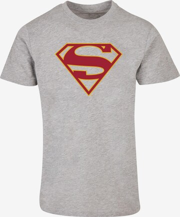 ABSOLUTE CULT Shirt 'Supergirl' in Grijs: voorkant